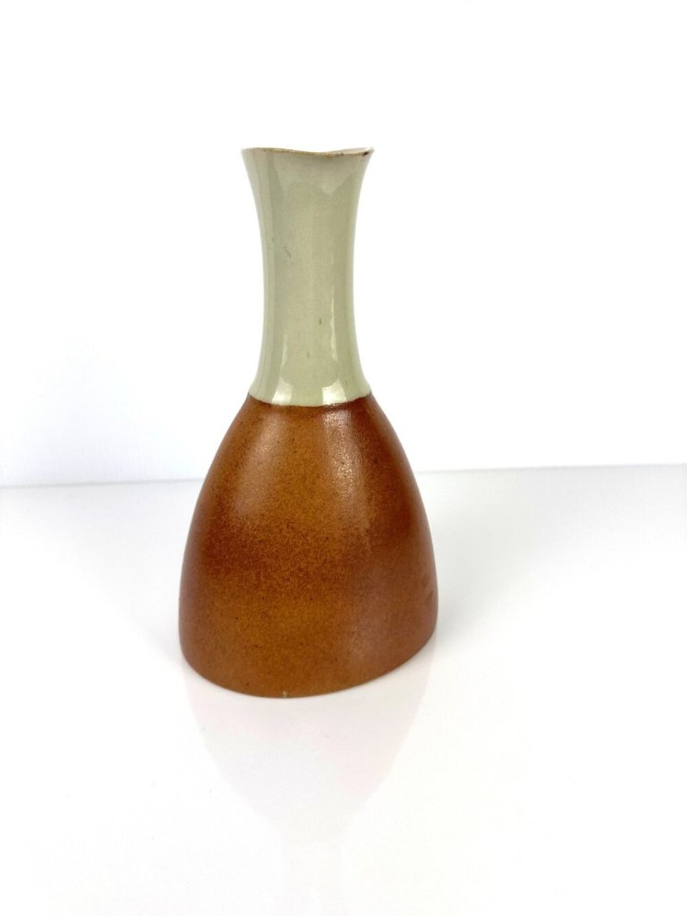 VTG MCM HORS SERIE Sial 70's Ceramic Decanter Speckled Brown Glazed Carafe